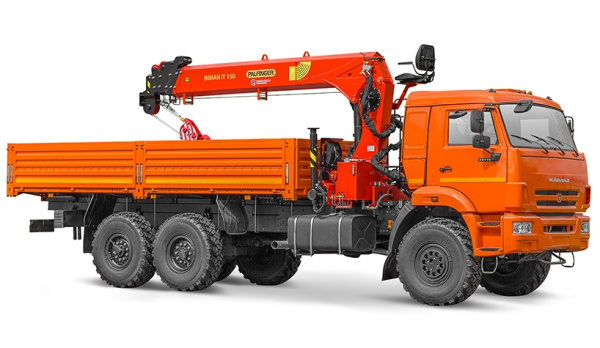 Автомобиль бортовой 438230 на шасси КАМАЗ 65115-3094-50 с КМУ Dong Yang SS1956